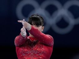 Alexa Moreno quedó fuera de las medallas en Tokio 2020 con un cuarto lugar. AP / A. Landis