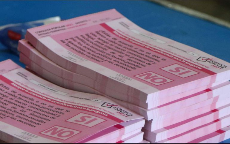 Acusan manipulación de las papeletas de la consulta popular de este domingo. SUN