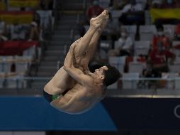 El mexicano Rommel Pacheco superó la etapa preliminar de trampolín tres metros al ubicarse en la posición número tres. MEXSPORT / D. Leah