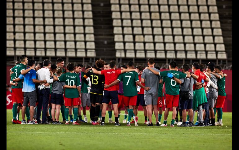 A LEVANTARSE. México peleará por la medalla de bronce y deberá dejar atrás el mazazo ante Brasil. MEXSPORT/J. MARTÍNEZ