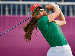 MARÍA FASSI. Vistiendo la camisa verde de México en el campo Kasumigaseki. ESPECIAL/ SOFÍA CASTIELLO