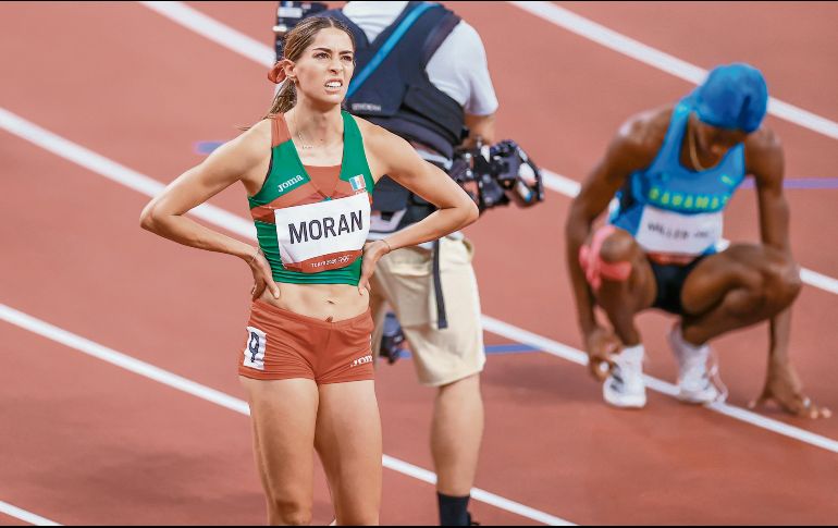 ORGULLO TAPATÍO. Pese a no quedar entre las ocho mejores, la velocista jalisciense mejoró sus tiempos. MEXSPORT