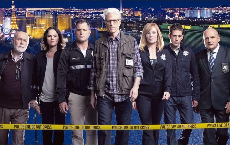 CSI. Con Ted Danson (al centro), a la cabeza de un elenco impresionante. ESPECIAL