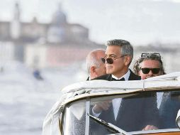George Clooney. El actor, su mujer Amal Clooney y sus dos hijos mellizos veraneen en su mansión del lago de Como (norte) en Villa Oleandra. EFE