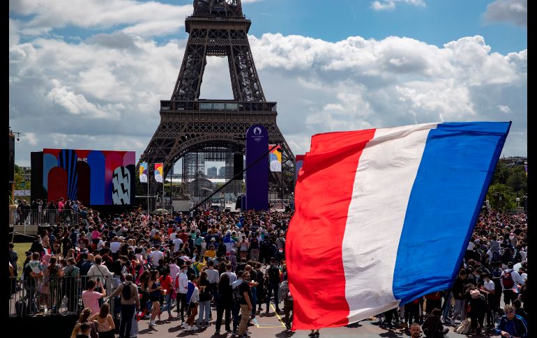 LISTOS. París está listo para acoger los Juegos Olímpicos de 2024. EFE/I. LANGSDON