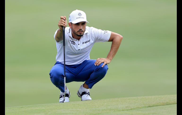 CON DRAMA. Abraham Ancer se tuvo que ir al desempate para finalmente alzar su primer título. AFFP/S. GREENWOOD
