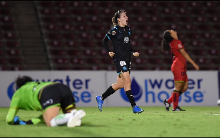 Alicia Cervantes es líder de goleo con cinco tantos en el torneo. IMAGO7/Marco