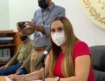 La diputada  Érika Pérez García presentó la iniciativa de reforma a la Ley de Protección y Atención de los Migrantes en Jalisco. EL INFORMADOR/R. RIVAS