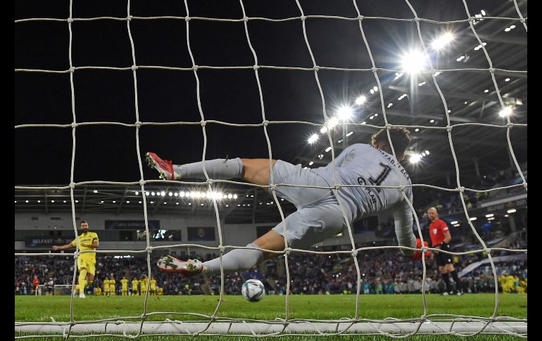 HÉROE. Kepa Arrizabalaga fue el héroe en la tanda de penales. El arquero español entró solo a la tanda. AFP/P. ELLIS