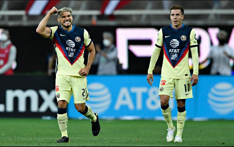 LISTOS. Sebastián Córdova y Henry Martín podrían tener sus primeros minutos con el América una vez que han regresado de Tokio 2020. IMAGO7