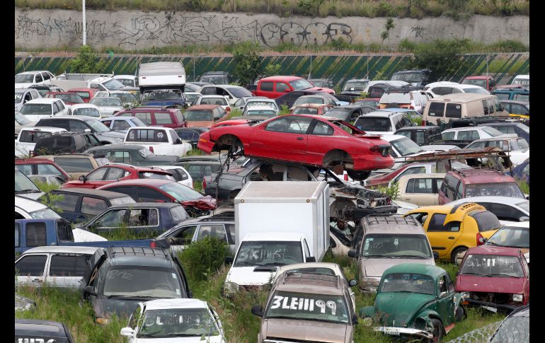 Según información otorgada vía Transparencia por la Secretaría de Administración, este sitio tiene resguardados 20 mil 251 vehículos. EL INFORMADOR / A. Camacho