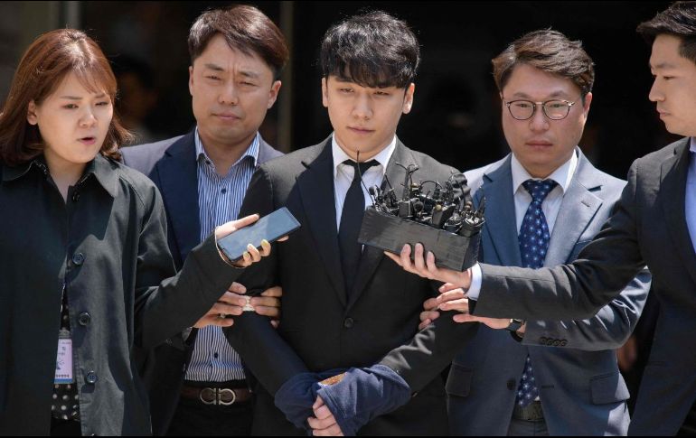 APRESADO. El cantante de K- Pop enfrentará por lo menos 3 años de cárcel. AFP