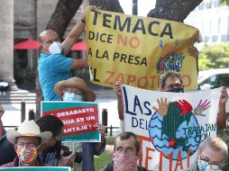 Los inconformes afirmaron que no abrirán el diálogo con López Obrador si los ignora y sólo acude al municipio de Yahualica el sábado 14 de agosto. EL INFORMADOR/A. Camacho