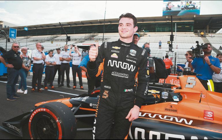 El piloto regiomontano logró la pole por una cuantas diezmilésimas. AFP/S. Gardner