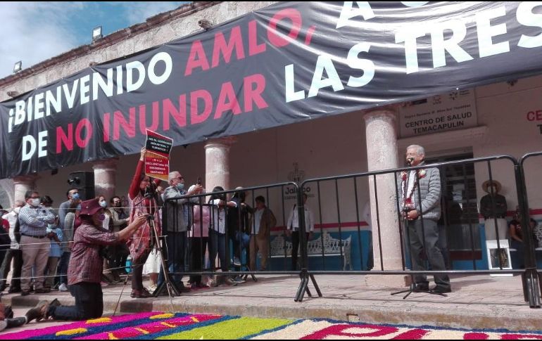 El Presidente Andrés Manuel López Obrador promete que los pobladores tendrán la última palabra en la decisión sobre el futuro del proyecto de El Zapotillo. ESPECIAL