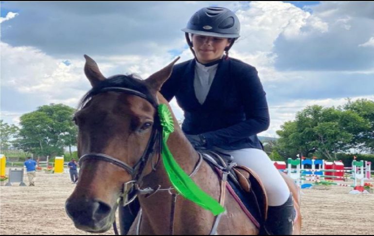 Emily Álvarez dice que varios caballos de la delegación mexicana, incluida su yegua de nombre Alizze, fueron rechazados para participar. INSTAGRAM / @canelo