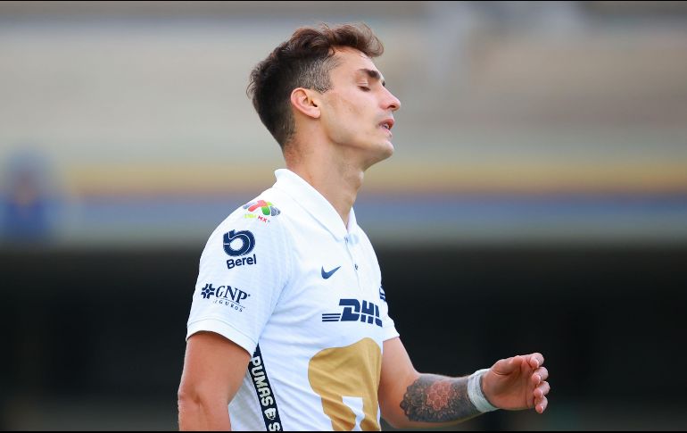 PELEADO. Juan Ignacio Dinenno no anota desde el 4 de abril en la Jornada 14 del Guardianes 2021. IMAGO7