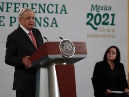 López Obrador dice dice que tanto el INE como el Tribunal están muy mal. SUN / B.Fregoso