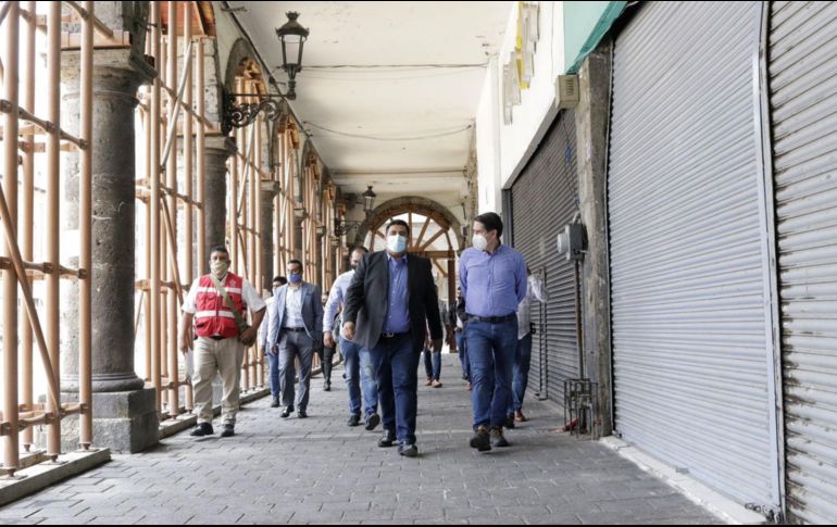 La alcaldía de Guadalajara aseguró que se dará puntual seguimiento al desarrollo de la intervención para mejorar las condiciones del Edificio Plaza. ESPECIAL/Ayuntamiento de Guadalajara