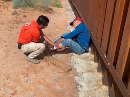 Accidentes. En el año 2020 las autoridades registraron 186 muertes al intentar cruzar a Estados Unidos. EFE