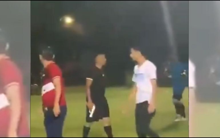 Hasta el momento, se desconoce la identidad del nazareno, así como el nombre de los equipos que según indican en redes sociales jugaban el encuentro en Copán, Honduras, en días pasados. TWITTER