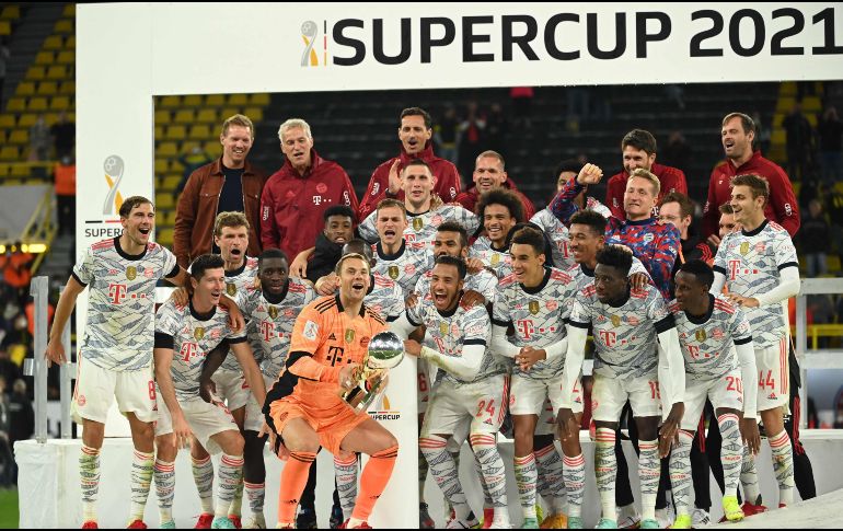 El Bayern Munich consiguió el primer trofeo de la temporada. AFP/I. BASSFENDER