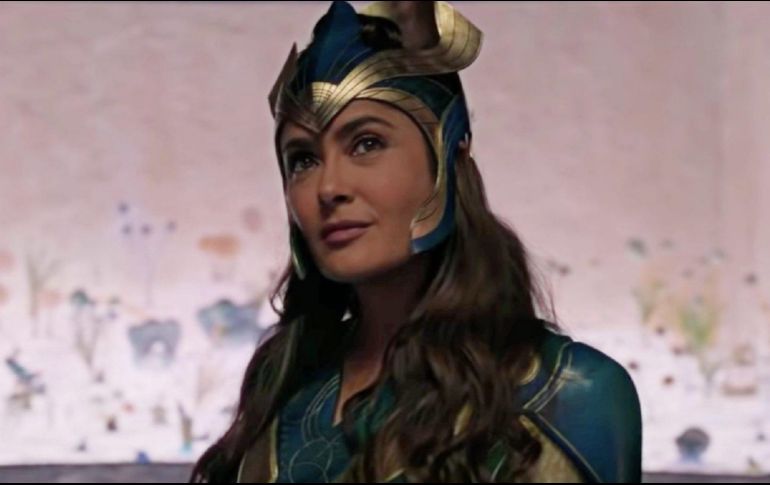 Fue la misma Zhao quien seleccionó a Salma Hayek para el papel en “Eternals”. ESPECIAL / Marvel