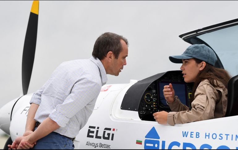 El mayor sueño de Zara es convertirse en astronauta. AFP/J.Thys