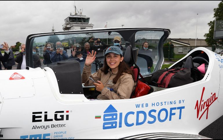 El mayor sueño de Zara es convertirse en astronauta. AFP/J.Thys