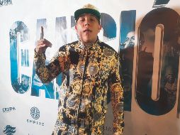 C-Kan. El músico y cantante posa durante la presentación a medios de su mediometraje musical llamado “Mi canción”. El Informador /E. Esparza