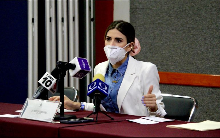 Franco negó que con la propuesta busque beneficiar a su partido, aunque con la modificación sería el que más dinero recibiría. TWITTER//PrisFrancoB