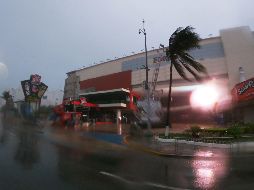 Los efectos del huracán 