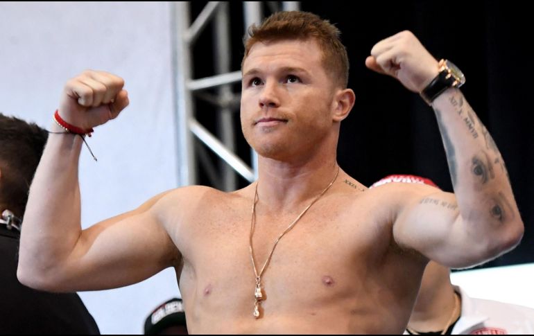 MULTICAMPEÓN. Actualmente, el mexicano posee los cinturones supermedianos del Consejo Mundial de Boxeo (CMB), la Asociación Mundial (AMB) y la Organización Mundial (OMB). AFP/ARCHIVO