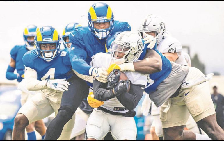 Ambos equipos se enfrentarán mañana en duelo de pretemporada. TWITTER/@rams