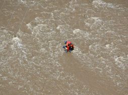 El rescate se llevó a cabo gracias al personal del Grupo Aéreo Fénix con apoyo del helicóptero de la UEPCBJ. ESPECIAL/UEPCBJ
