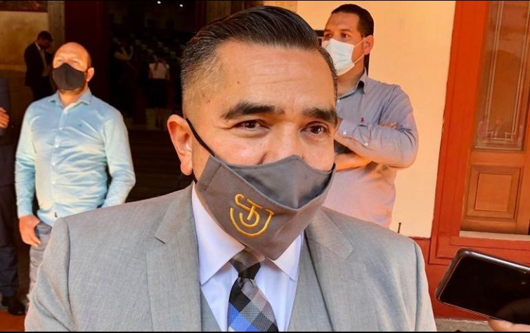 El magistrado Daniel Espinosa Licón detalla ante medios el anteproyecto de gastos. EL INFORMADOR/R. Rivas