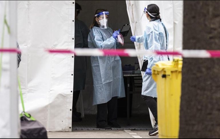 Al corte del viernes 20 de agosto, se lleva un acumulado de un millón 276 mil 336 pruebas realizadas. EFE/D. Pockett