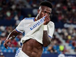 CON CLASE. Vinicius sorprendió gratamente con dos goles de muy buena calidad. AFP/J. FERNÁNDEZ