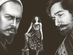 Su nueva musa. Mon Laferte (al centro) se convirtió en el ingrediente clave de la nueva canción del dúo Daniel, me estás matando. Cortesía