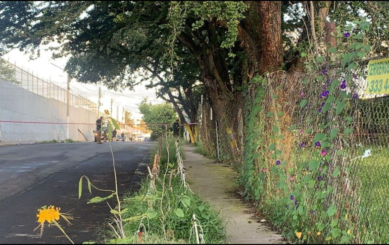El cuerpo fue llevado a las instalaciones del Instituto Jalisciense de Ciencias Forenses. ESPECIAL /