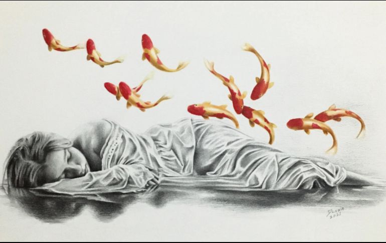 Obra de dulce luna. Una de las artistas cuyo trabajo formará parte de la subasta. Cortesía