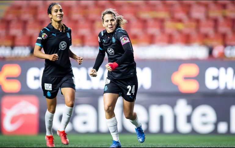 Alicia Cervantes es líder de goleo de la Liga MX femenil. IMAGO7
