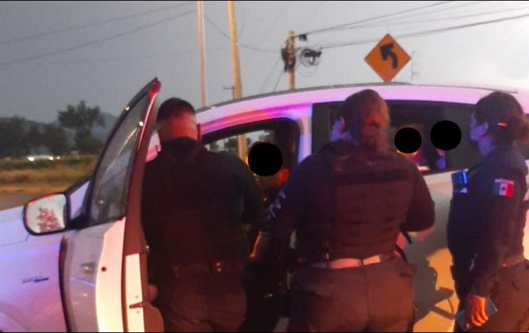 Aunque se consiguió la liberación de las víctimas, los delincuentes no pudieron ser detenidos. ESPECIAL/Policía de Tlajomulco