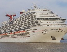 El crucero de Carnival Panorama llegó esta mañana a Puerto Vallarta. ESPECIAL/Gobierno de Jalisco