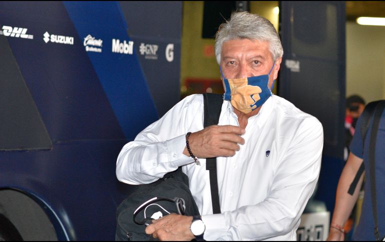 CRISIS. Durante su mandato, los Pumas disputaron únicamente una Liguilla y fue en la que llegaron a la final en el Guardianes 2020. IMAGO7