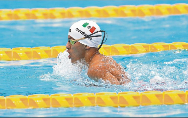 Enfocado. Juan Gutiérrez se ganó un sitio en la Final 200 metros combinado. Conade