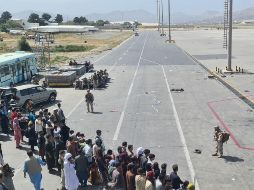 Amenaza. Distintos gobiernos han advertido que puede suceder un ataque suicida conrea los que intenten huir del país. Xinhua