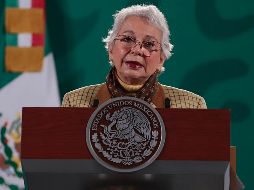 Sánchez Cordero pidió licencia en la Cámara Alta por tiempo indefinido, a partir del 29 de noviembre de 2018, para desempeñarse como secretaria de Gobernación. SUN / ARCHIVO