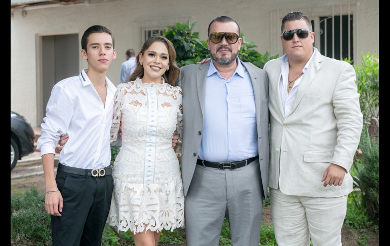 Themir Bautista, Karen Bautista, Carlos Bautista y Gustavo Inman. GENTE BIEN JALISCO/ JORGE SOLTERO