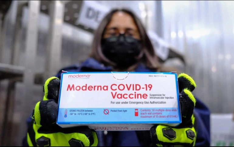 Las dosis son de Moderna, y serán las primeras de este laboratorio que se aplicarán en la entidad. FACEBOOK/Enrique Alfaro